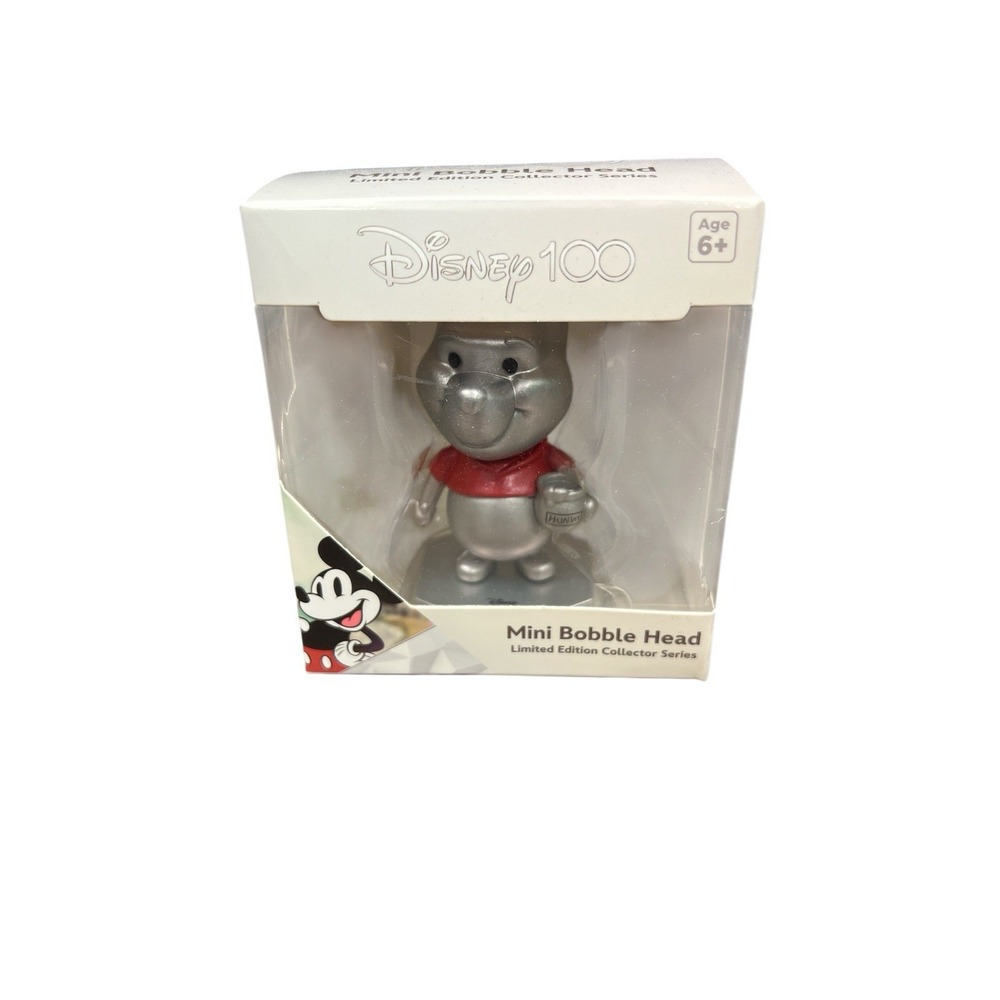 Disney 100 Winnie The Pooh Mini Bobble Head Limited Edition Collector Series